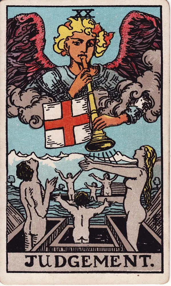 Judgement, from the Rider-Waite-Smith tarot deck