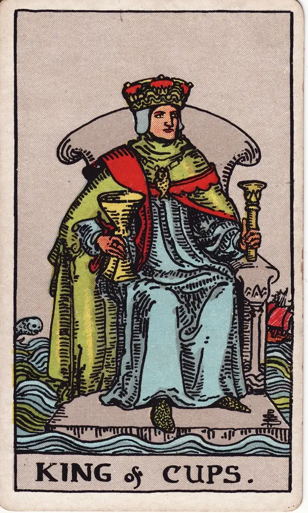 King of Cups, from the Rider-Waite-Smith tarot deck